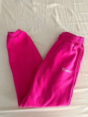 Comfrt hot pink sweatpant joggers xsmall